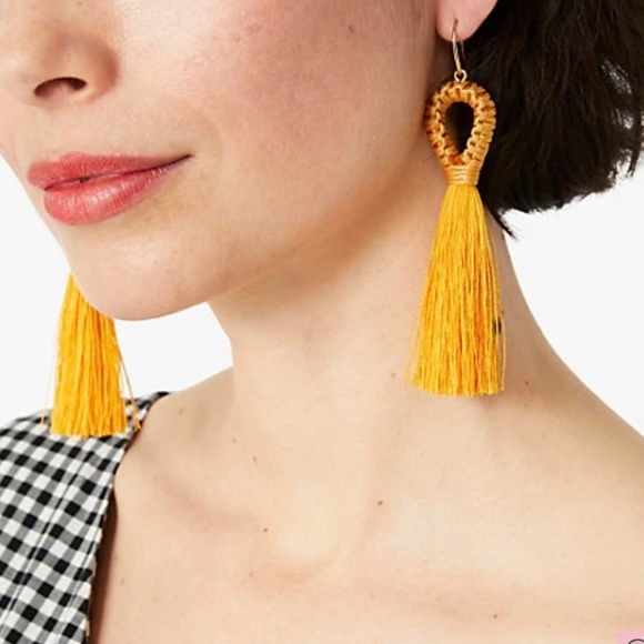 NWT KATE SPADE TREASURE TROVE TASSEL EARRINGS - Picture 2 of 6
